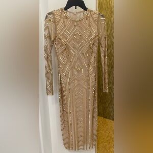 Gorgeous beaded Gianni Bini Cocktail Dress, Size 2